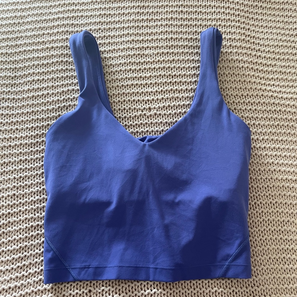 lululemon athletica Purple Scoop Neck Tank Top